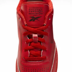 Maison Margiela X Reebok Maison Margiela X Reebok Club C Trompe L'oeil Sneakers In Red -Hervia Shop hervia.com h02408 project 0 cc tl red white black 1621245571H02408 D1 eCom