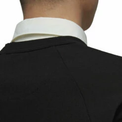 Y-3 Crep Jersey T-Shirt In Black -Hervia Shop hervia.com h63020 crepe sj ss tee col. black 1690883218H63020 10 APPAREL On Model Detail View 3 white