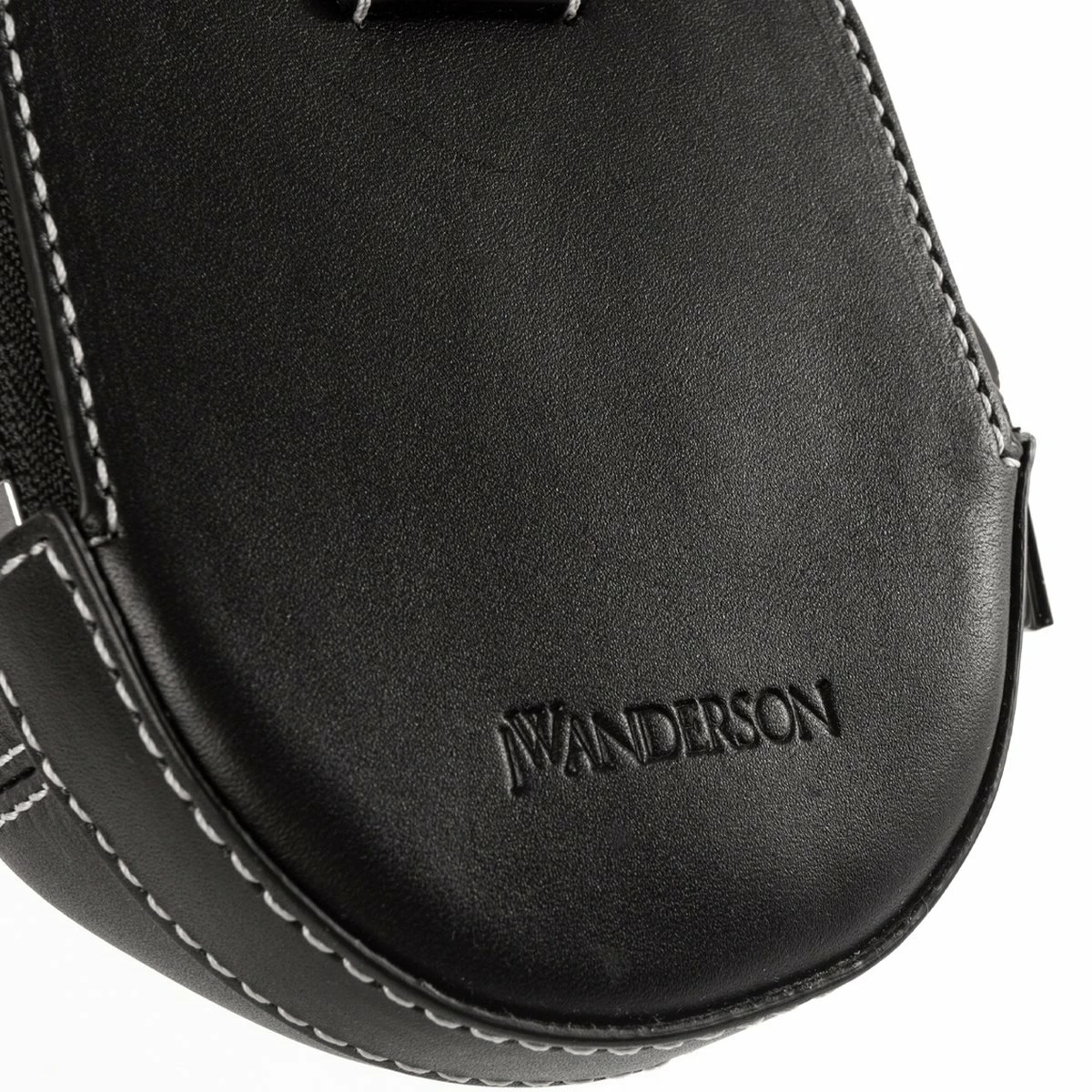 JW Anderson Nano Leather Cap Bag Black In Black 4 JW Anderson Nano Leather Cap Bag Black In Black - Image 4