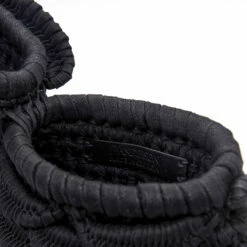 JW Anderson Knitted Fish Bag In Black -Hervia Shop hervia.com hb0528 fa0275 the fish bag col. black 1681831912HB0528 FA0275 999 4