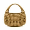 JW Anderson Gold Bubble Basket Handle Bag In Gold
