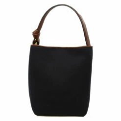 JW Anderson Canvas Bucket Chain Handle Bag In Navy -Hervia Shop hervia.com hb0580 the jwa corner bucket col. dark navy 1696860408HB0580 FA0327 898 2