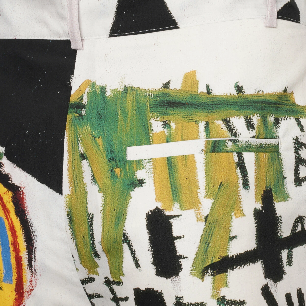 Honey Fucking Dijon Basquiat Print Shorts In Multi 2 Honey Fucking Dijon Basquiat Print Shorts In Multi - Image 2