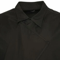 Yohji Yamamoto Shirt With Overlapping Left Panel In Black 5 Yohji Yamamoto Shirt With Overlapping Left Panel In Black -Hervia Shop hervia.com hj b29 018 u left side draped b col. black 1697531857HJ B29 018 2 03 1