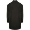Yohji Yamamoto Double Layered Mandarin Collar Shirt In Black