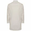 Yohji Yamamoto Double Layered Mandarin Collar Shirt In White