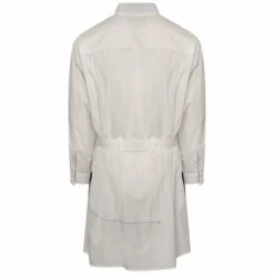 Yohji Yamamoto Deconstructed Tie Shirt In White
