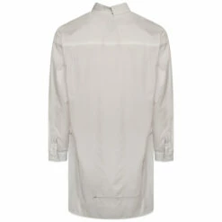 Yohji Yamamoto Colour Block Shirt With Double Collar In White / Black