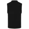 Yohji Yamamoto Cut-Out Fleece Vest In Black