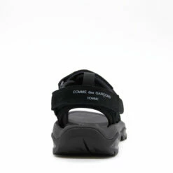 COMME Des GARÇONS HOMME CDG Homme Logo Sandals In Black -Hervia Shop hervia.com hk k107 s23 mens acces col. 1 1681901733HKK10700112 3