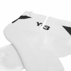 Y-3 Y-3 Logo Lo Socks In White