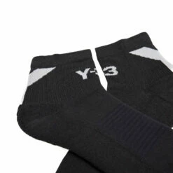 Y-3 Y-3 Logo Lo Socks In Black