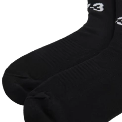 Y-3 Y-3 Logo Hi Socks In Black