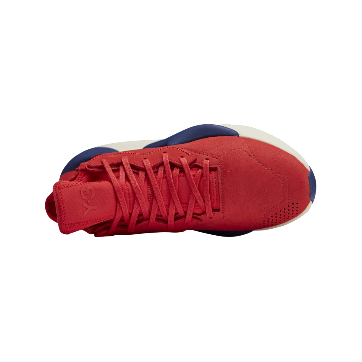 Y-3 Kaiwa Sneakers In Blue/red/off-white 4 Y-3 Kaiwa Sneakers In Blue/red/off-white - Image 4