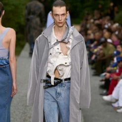 Y/Project Classic Wire Denim Jacket In White