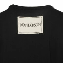 JW Anderson Hinge Midi T-Shirt Dress In Black -Hervia Shop hervia.com jd0026 pg0975 hinge t shirt dress col. black 1675777206 2AJ1626