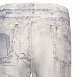 Front Page -Hervia Shop hervia.com jean paul gaultier 22 06 h pa039 c508 low waist trouser with handmade paint col. 0350 ecru blue 1658134156DSC02353 copy