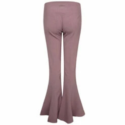 Jean Paul Gaultier Flared Cut-Out Trousers In Lilac