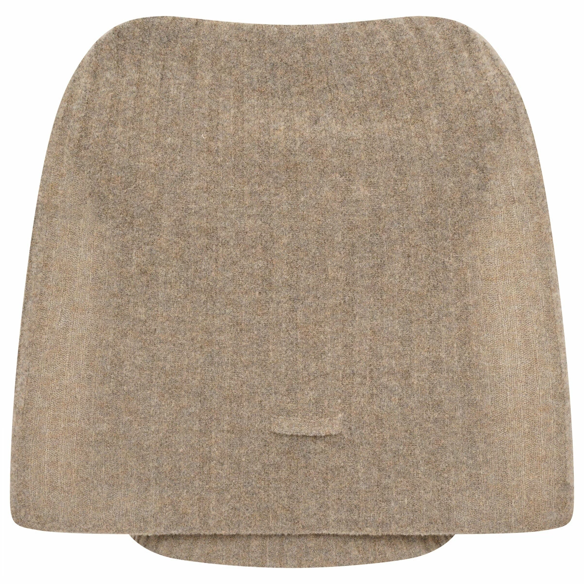 Jean Paul Gaultier Sleeveless Wool Clavicle Top In Cream 1 Jean Paul Gaultier Sleeveless Wool Clavicle Top In Cream