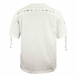 Jean Paul Gaultier Oversized Laced T-Shirt In White