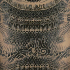 Jean Paul Gaultier The High Neck Tattoo Sheer Print Dress In Nude -Hervia Shop hervia.com jean paul gaultier the high neck tattoo sheer print dress 1696942592 2AJ5588