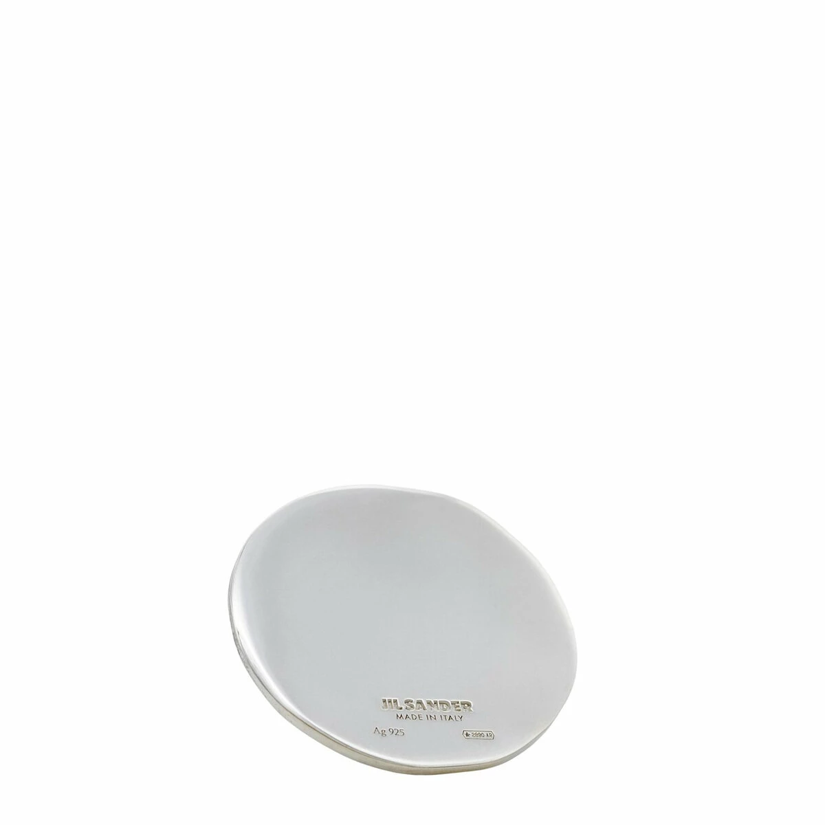 Jil Sander Band Earring In Silver 1 Jil Sander Band Earring In Silver