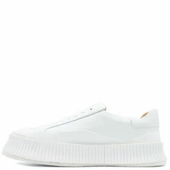 Jil Sander Leather Low Sneakers In Off White -Hervia Shop hervia.com jil sander j32ws0018 p4833 102 leather low sneakers 1668181319white jil sander shoe 1