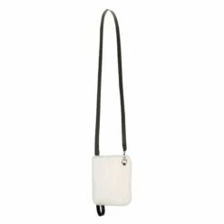 Jil Sander Merino Link Pouch In Ivory