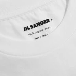 Jil Sander Three-Pack Cotton T-Shirts In White