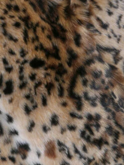 Junya Watanabe Faux Fur Animal Print Shawl In Black -Hervia Shop hervia.com jt j039 1 jacket 15886808722I5A5890