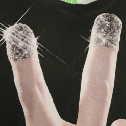 JW Anderson Michael Clark Peace T-Shirt In Black -Hervia Shop hervia.com jt0191 michael clark peace t shirt col. black 1697555910 2AJ5387