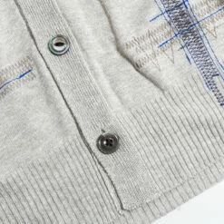 Junya Watanabe MAN Stitch Detail Linen Cardigan In Grey -Hervia Shop hervia.com junya watanabe comme des gar ons man stitch detail linen cardigan 162133053724066 0000 Layer 183