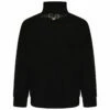 JW Anderson Leather Patch Pocket Jumper In Black