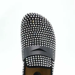 JW Anderson Suede And Crystal Loafer Mules In Black -Hervia Shop hervia.com jw anderson suede and crystal loafer mules 16813822104