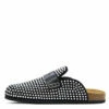 JW Anderson Suede And Crystal Loafer Mules In Black