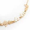 JW Anderson Gold-Tone Oscar Wilde Oversize Necklace In Gold
