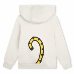 Kenzo Kids Tokyo Paris Hoodie In Stone