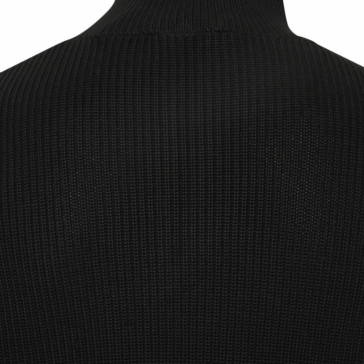 JW Anderson Half Zip Jumper With JWA Puller In Black 3 JW Anderson Half Zip Jumper With JWA Puller In Black - Image 3