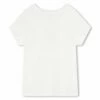 Lanvin Kids Botanica Rabbit T-Shirt In Off White