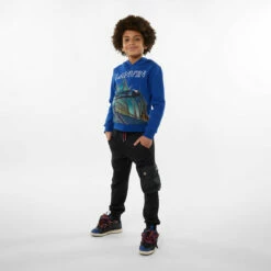 Lanvin Kids Logo Pocket Sweatpants In Black -Hervia Shop hervia.com lanvin kids n24066 cross chic d3 jogging bottoms col. 09b 1695718662N24066 09B 101