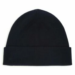 Lanvin Kids Pull On Logo Hat In Navy