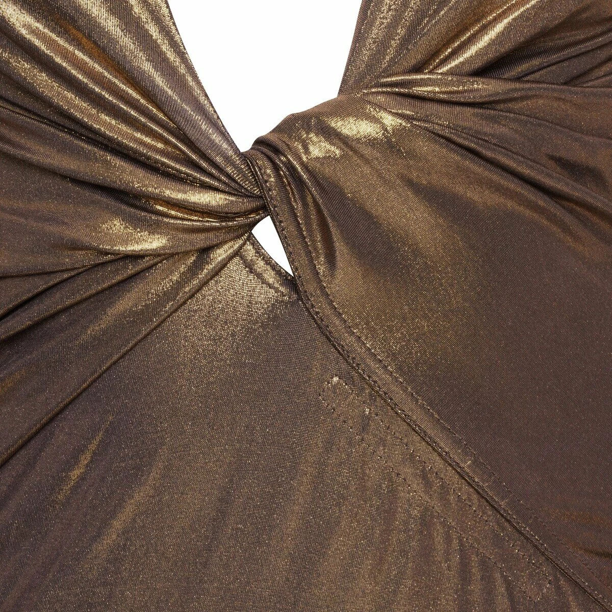 Rick Owens Lilies Jade Maxi Gown In Gold 2 Rick Owens Lilies Jade Maxi Gown In Gold - Image 2