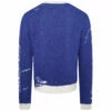 Liberal Youth Ministry Distressed V-Neck Sweater In Blue