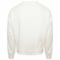 Maison Margiela Numeric Logo Crewneck Sweatshirt In Off White