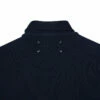 Maison Margiela Quarter Zip Polo Shirt In Dark Blue