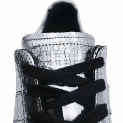 Maison Margiela Replica Cracked Silver Leather Sneakers In Silver -Hervia Shop hervia.com maison margiela replica cracked silver leather sneaker 1658997252IMG 4157