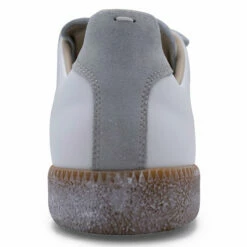 Maison Margiela Replica Sneakers With Hand Painted Sole In White/grey -Hervia Shop hervia.com maison margiela replica sneakers with hand painted sole 1664877328back of shoe