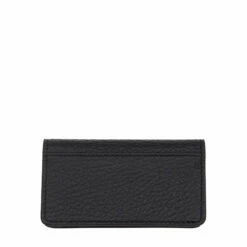 Maison Margiela Fold Over Snap Wallet In Black
