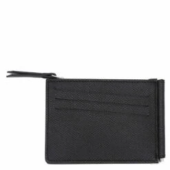 Maison Margiela Money Clip Wallet In Black