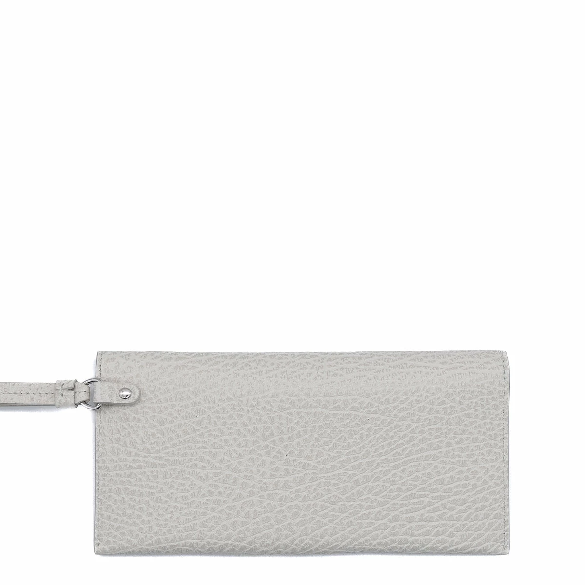 Maison Margiela Fold Over Snap Wallet In Greige 1 Maison Margiela Fold Over Snap Wallet In Greige
